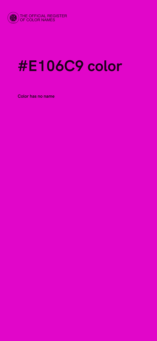 #E106C9 color image