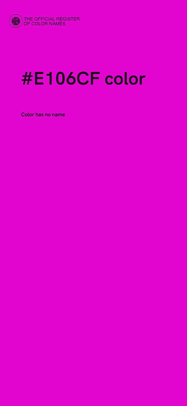 #E106CF color image