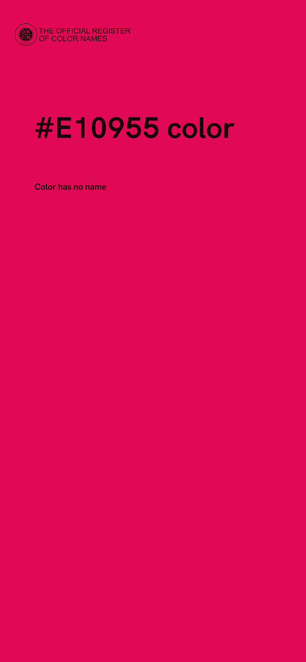 #E10955 color image