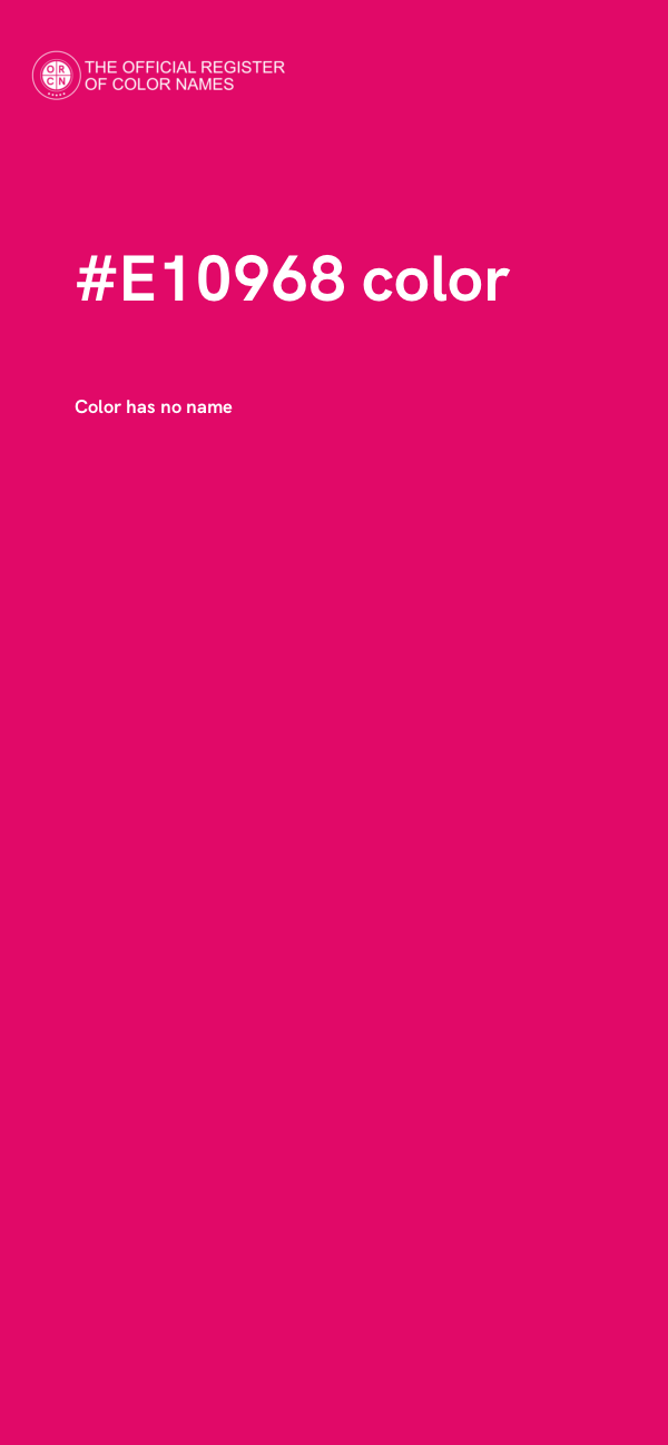 #E10968 color image