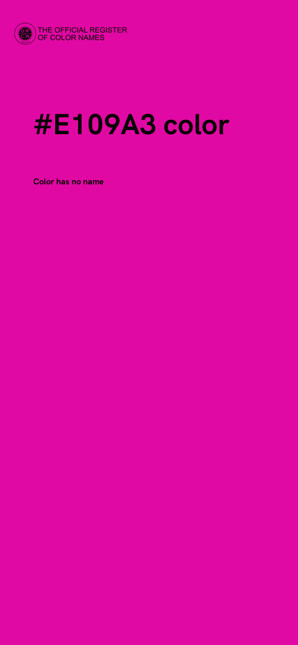 #E109A3 color image
