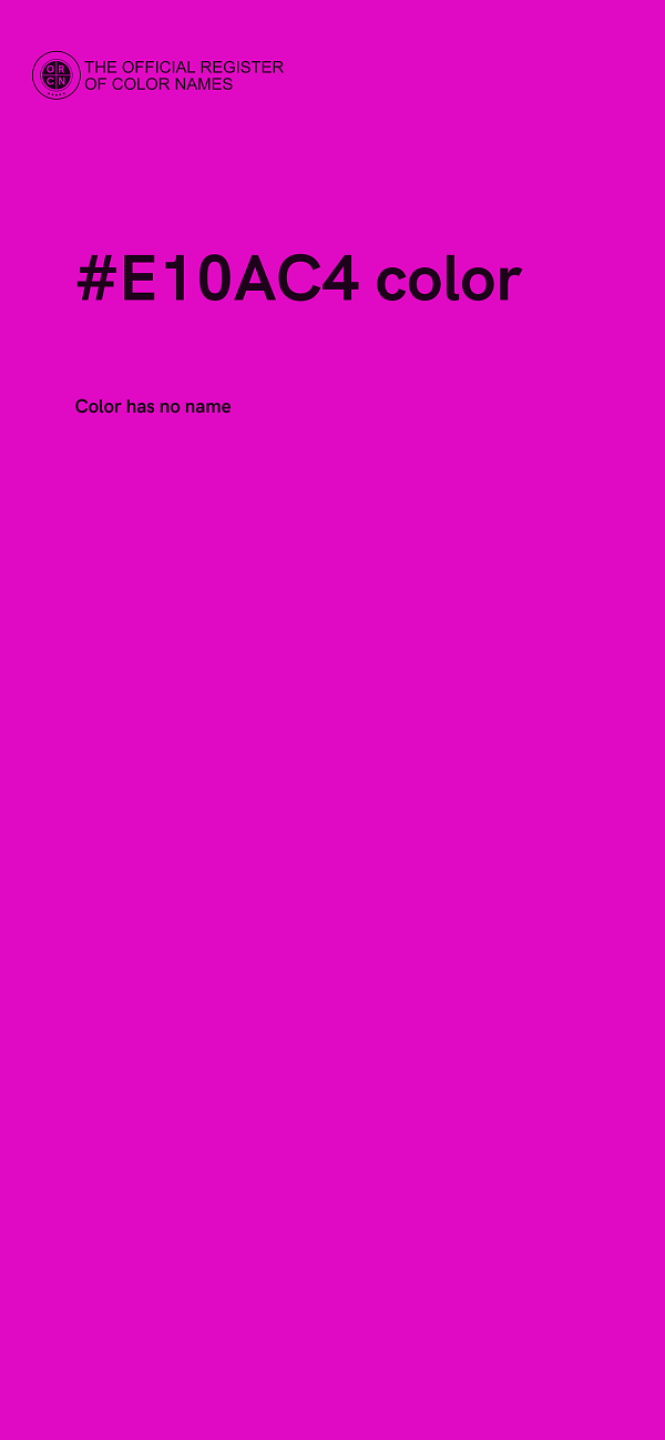 #E10AC4 color image