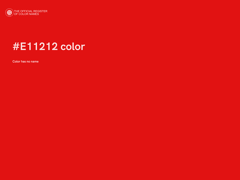 #E11212 color image