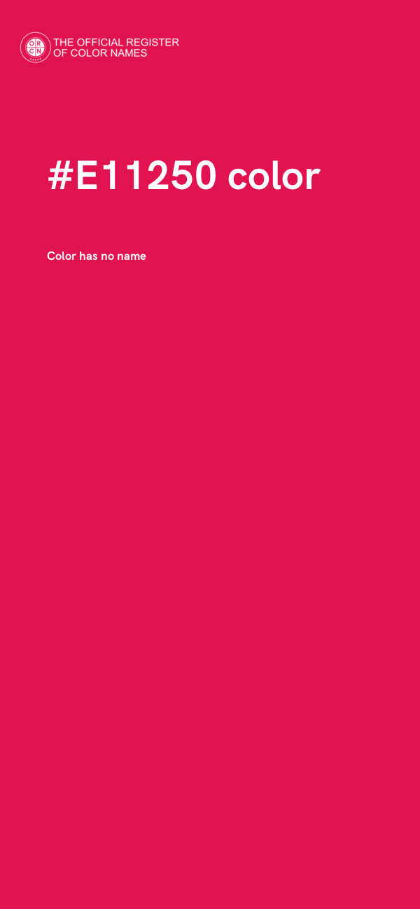 #E11250 color image