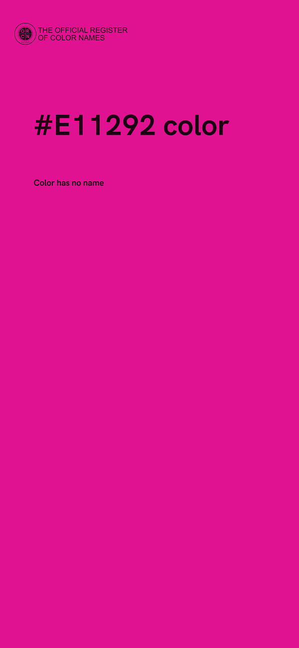 #E11292 color image