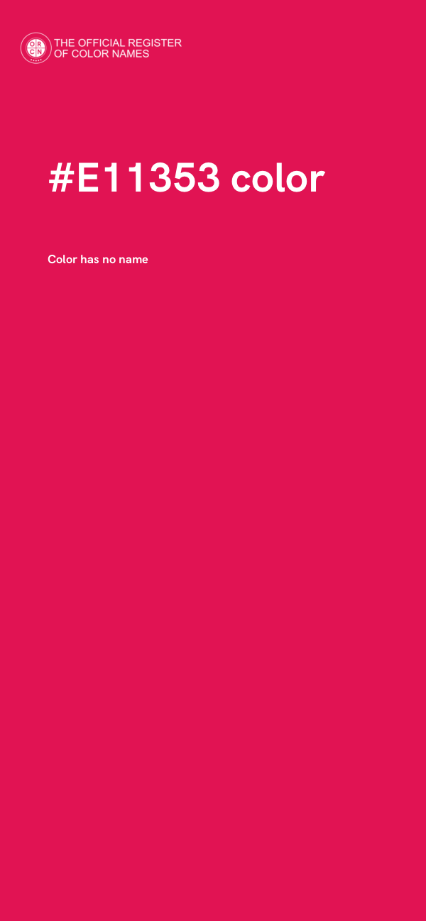 #E11353 color image