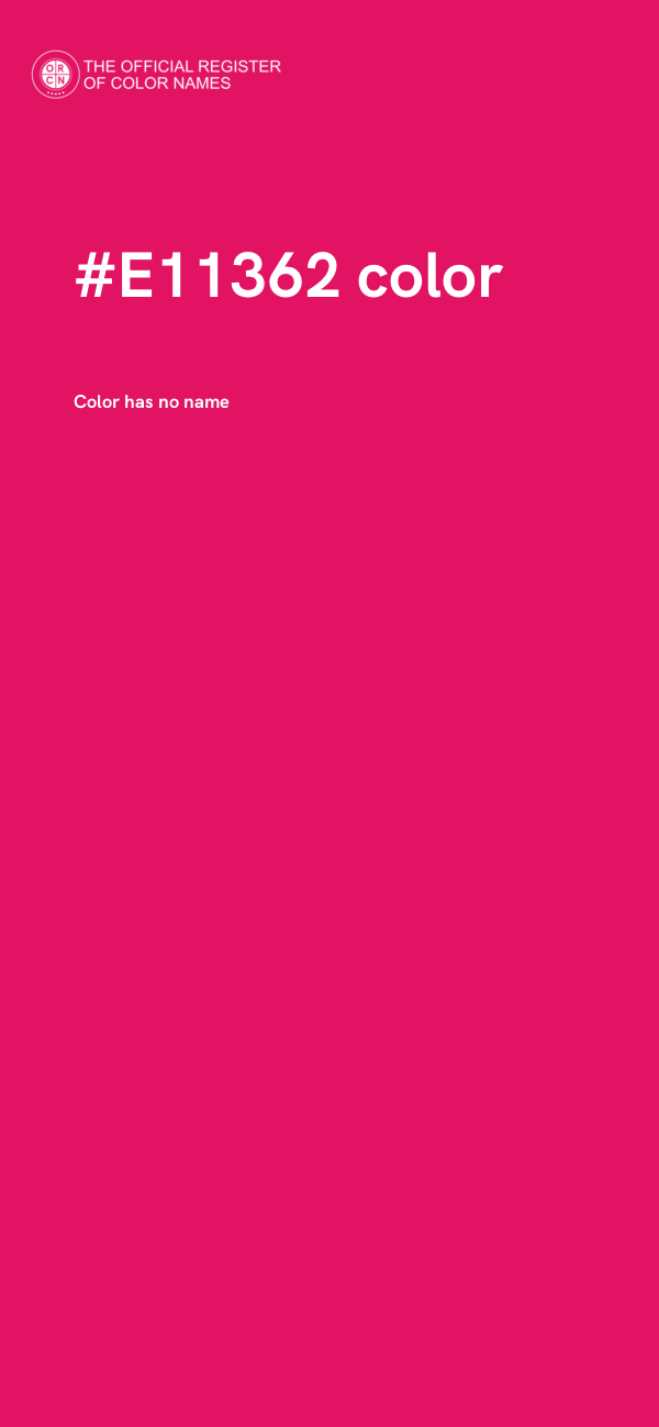 #E11362 color image