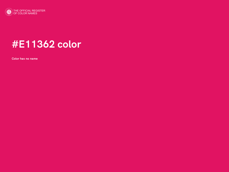 #E11362 color image