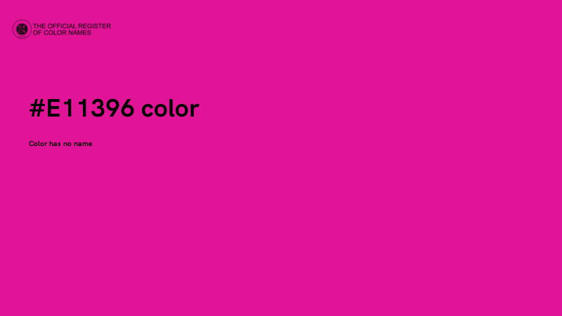 #E11396 color image