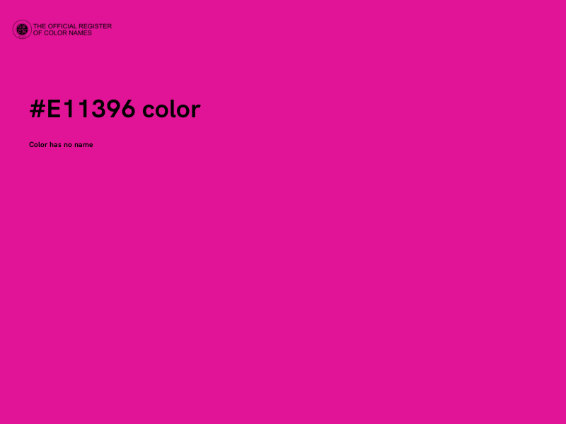 #E11396 color image