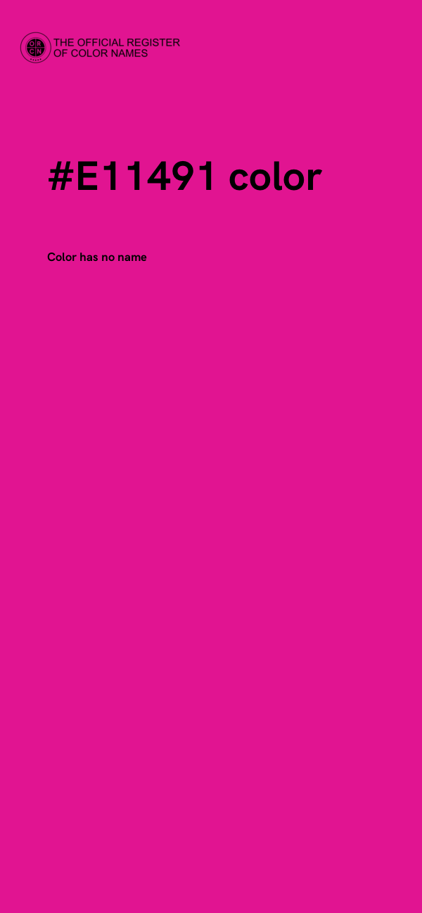 #E11491 color image