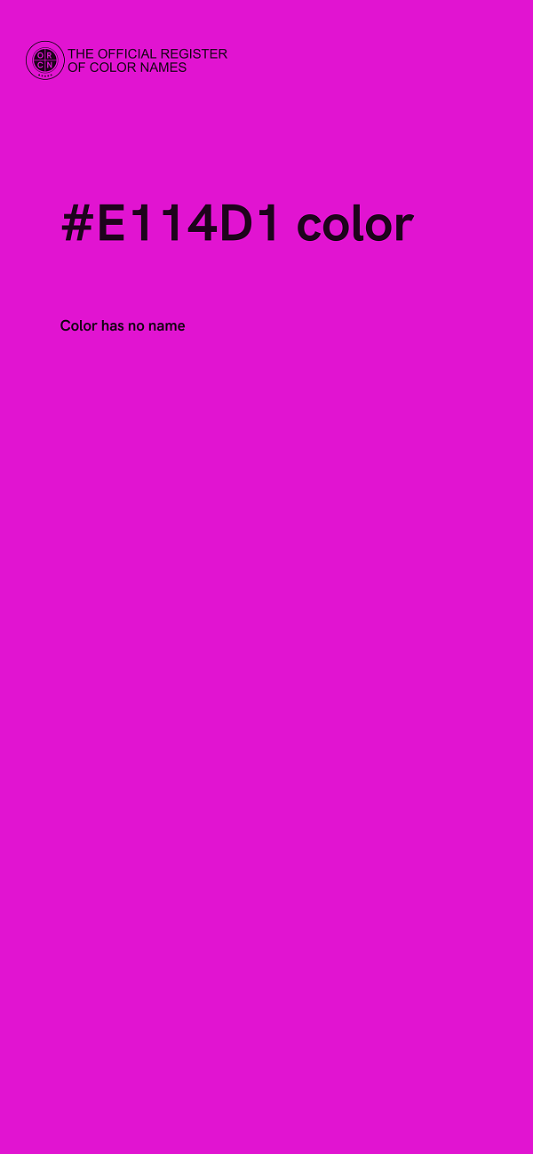 #E114D1 color image