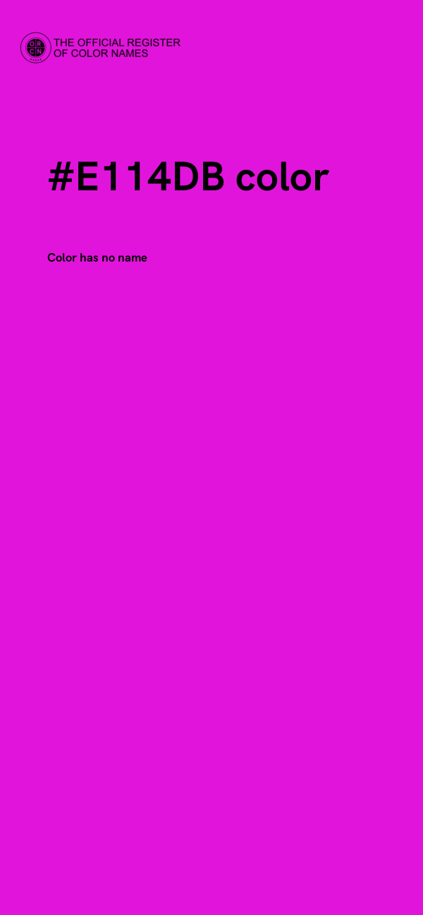 #E114DB color image