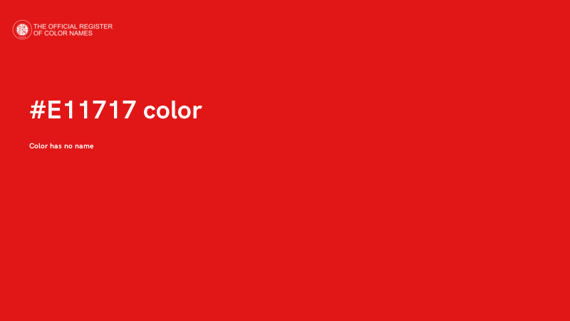 #E11717 color image