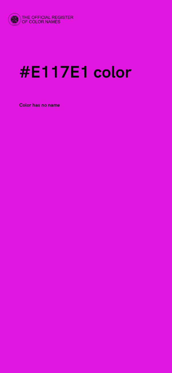 #E117E1 color image