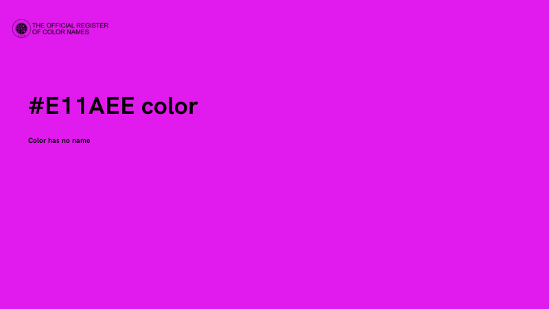 #E11AEE color image