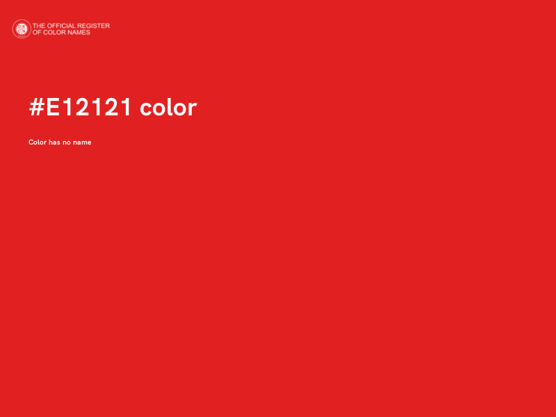#E12121 color image