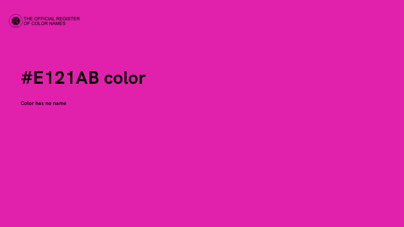 #E121AB color image