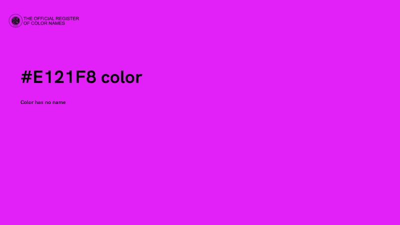 #E121F8 color image