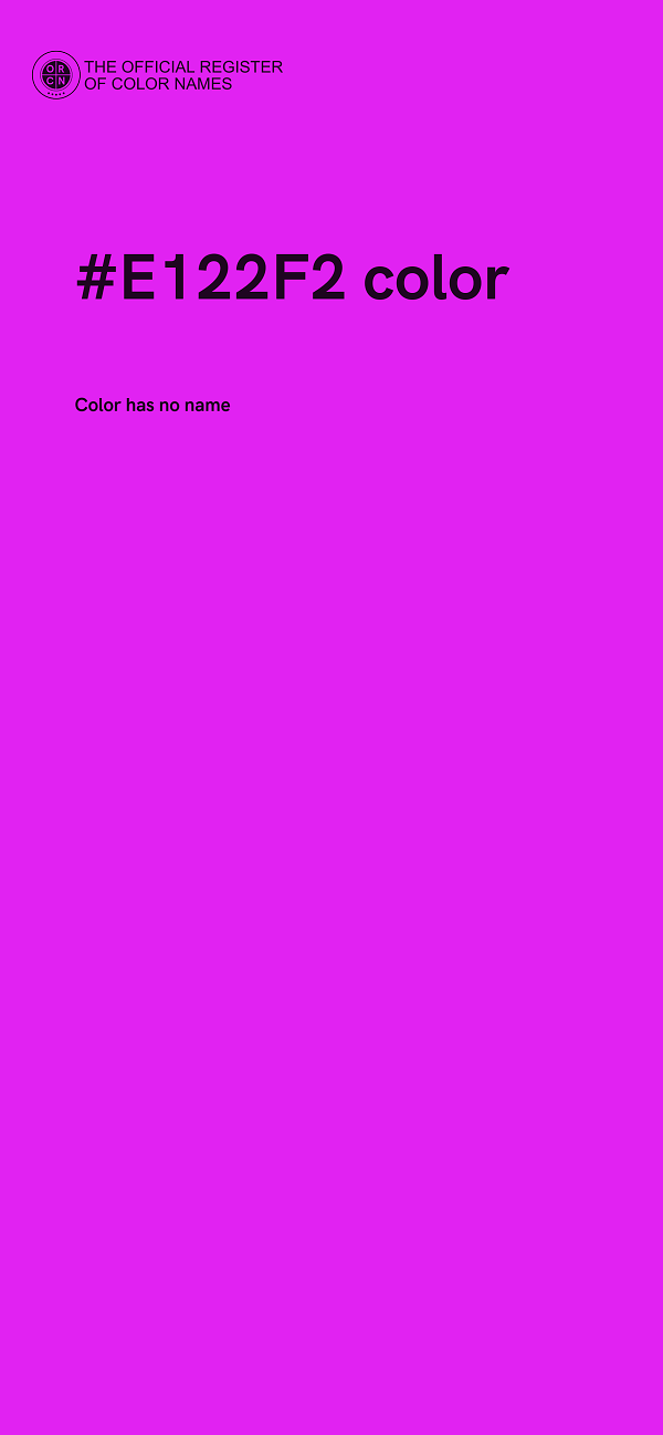 #E122F2 color image