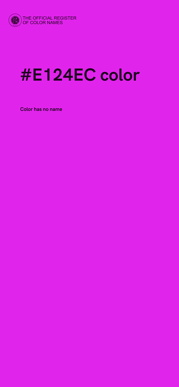 #E124EC color image