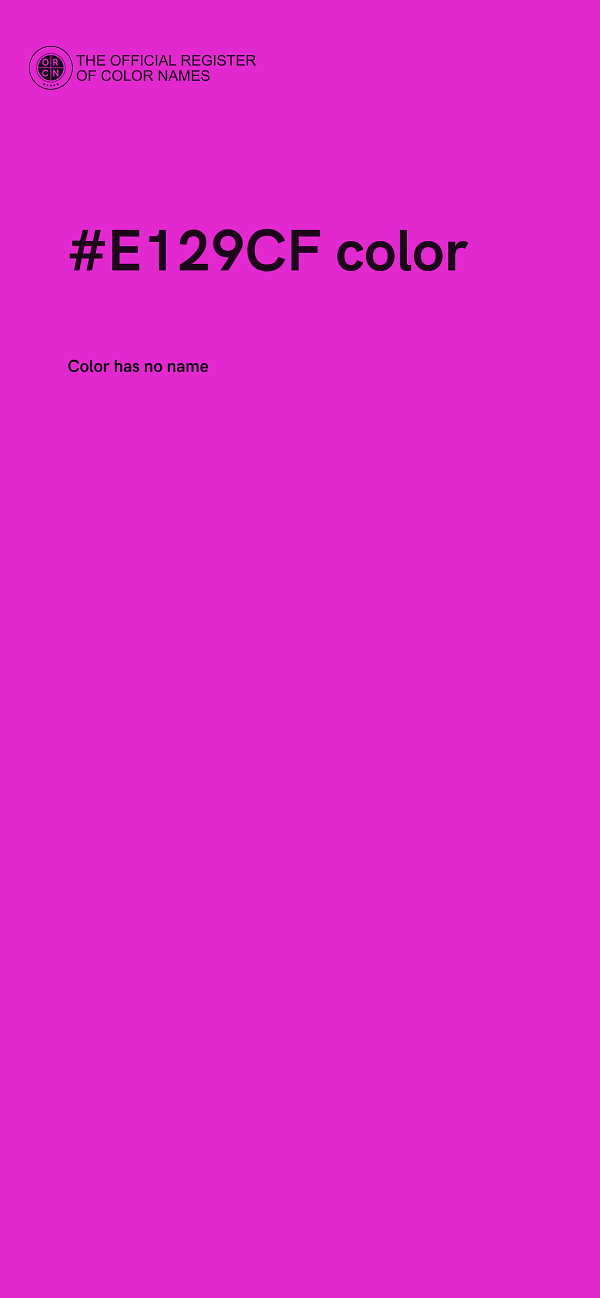 #E129CF color image