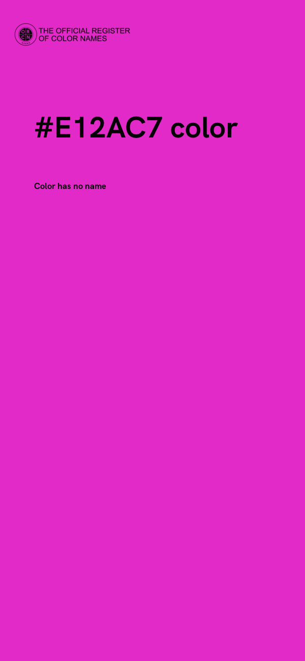 #E12AC7 color image