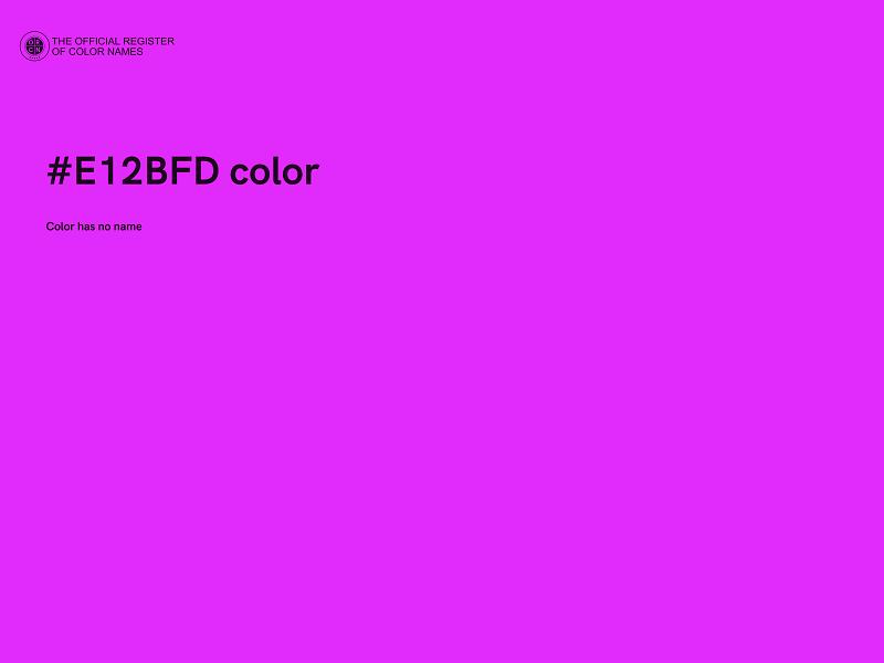 #E12BFD color image