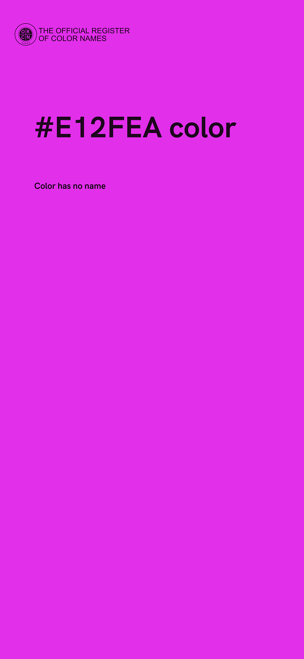 #E12FEA color image