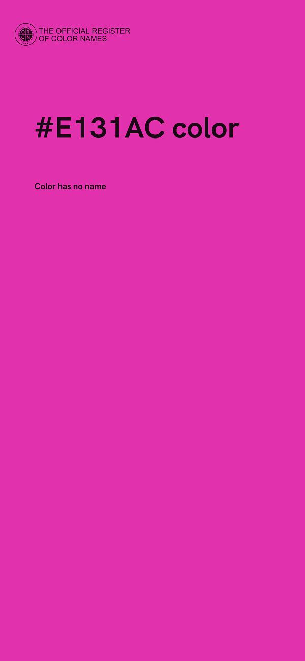 #E131AC color image