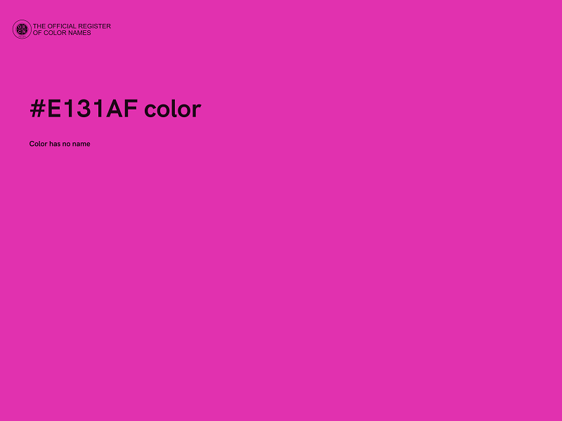 #E131AF color image