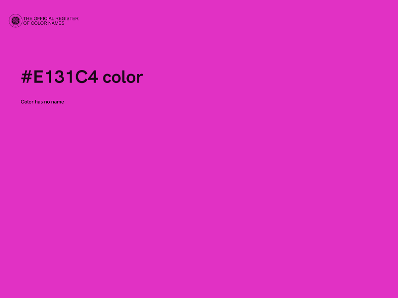 #E131C4 color image