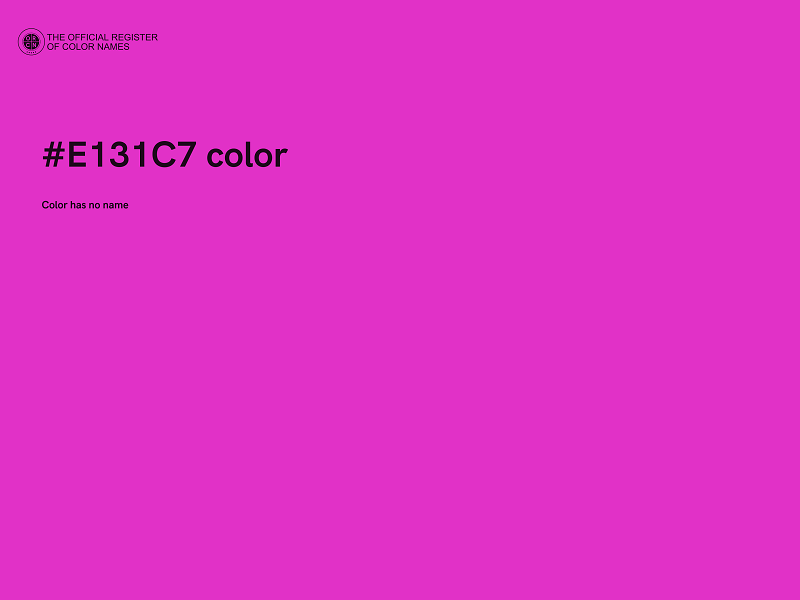 #E131C7 color image