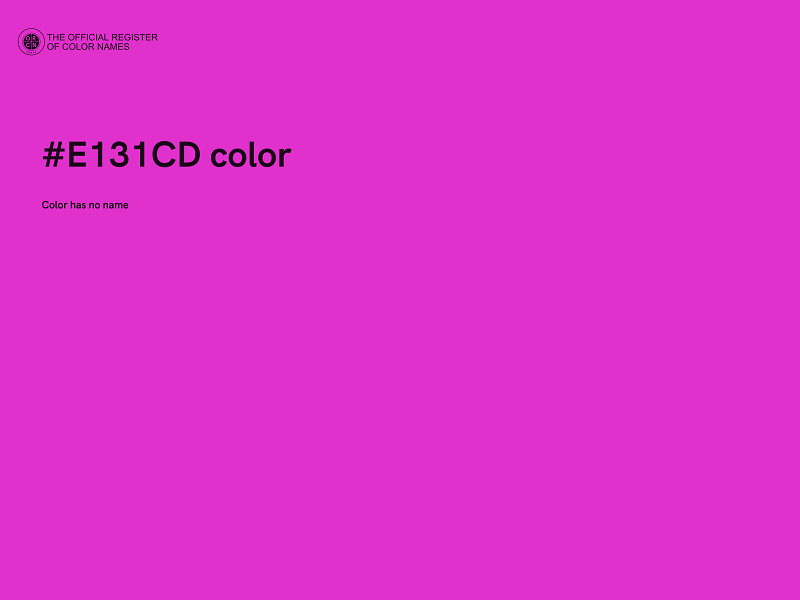 #E131CD color image