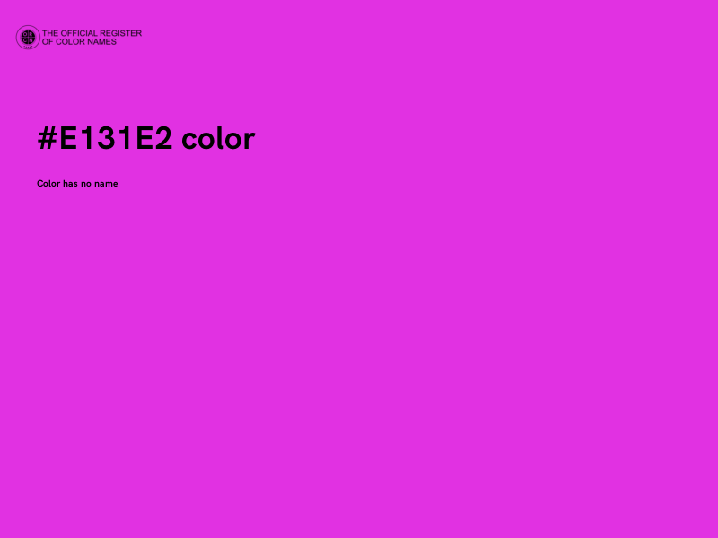 #E131E2 color image