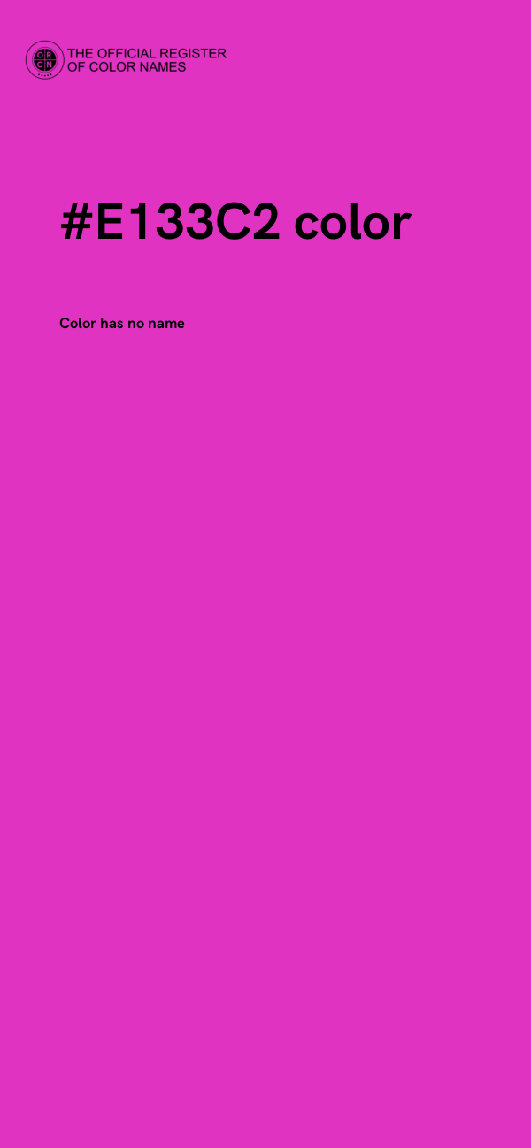 #E133C2 color image