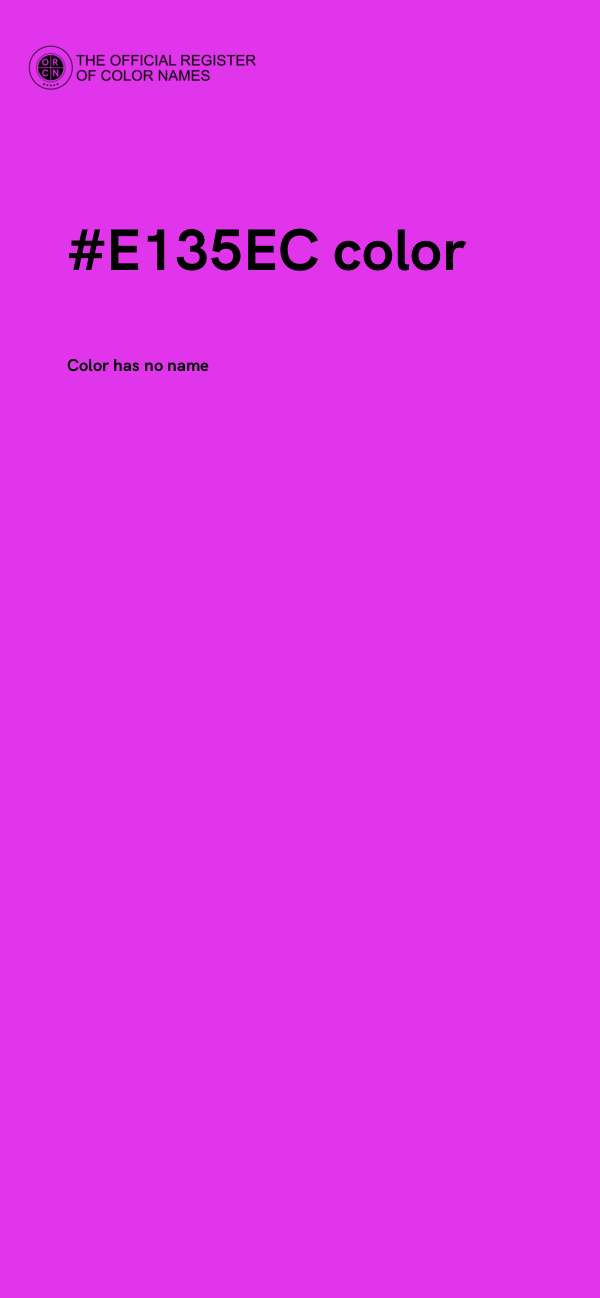 #E135EC color image