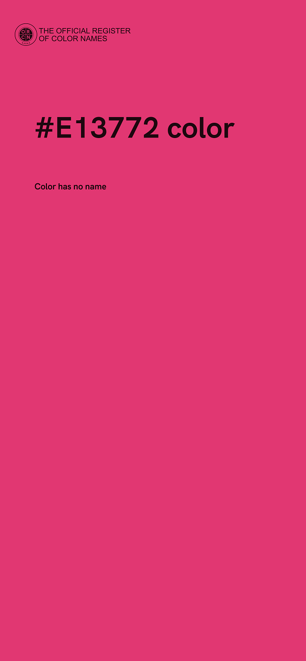 #E13772 color image