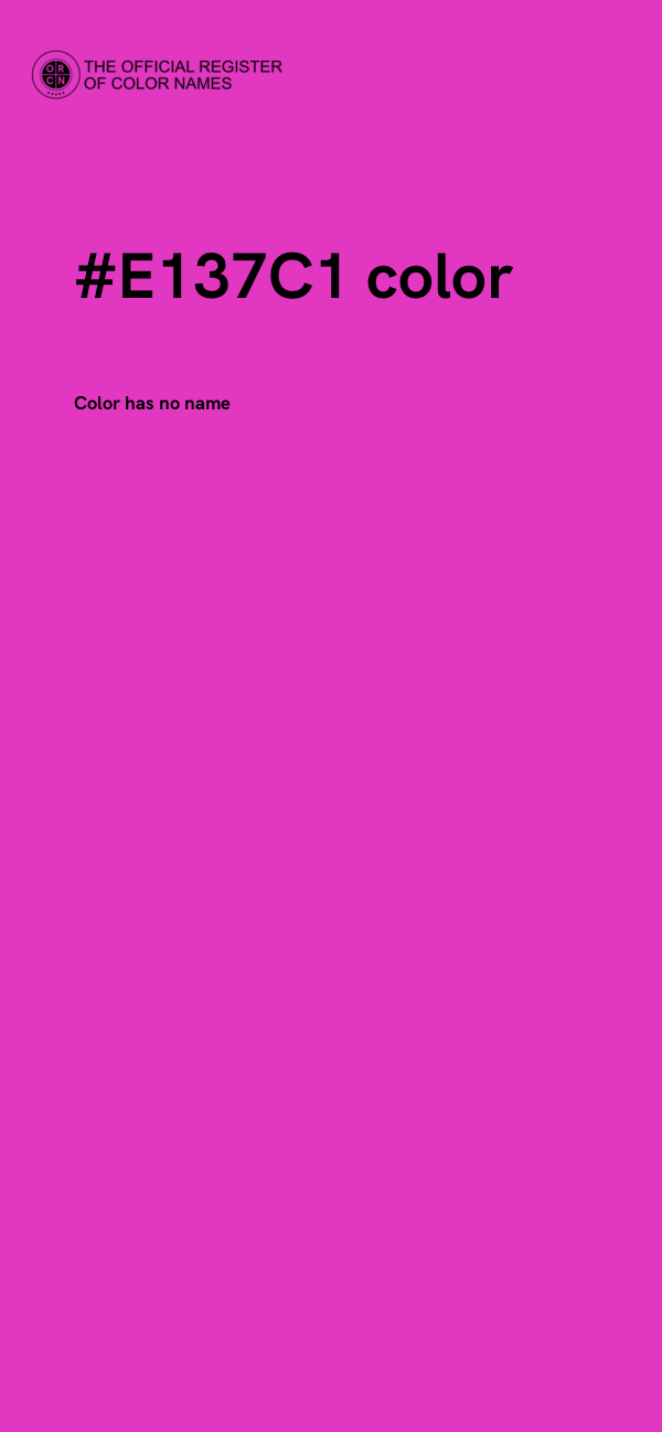 #E137C1 color image