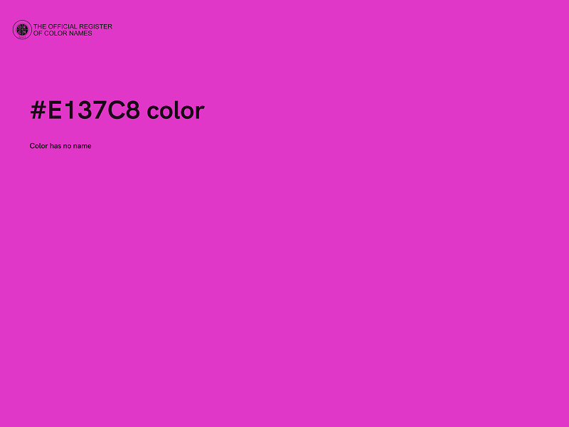 #E137C8 color image