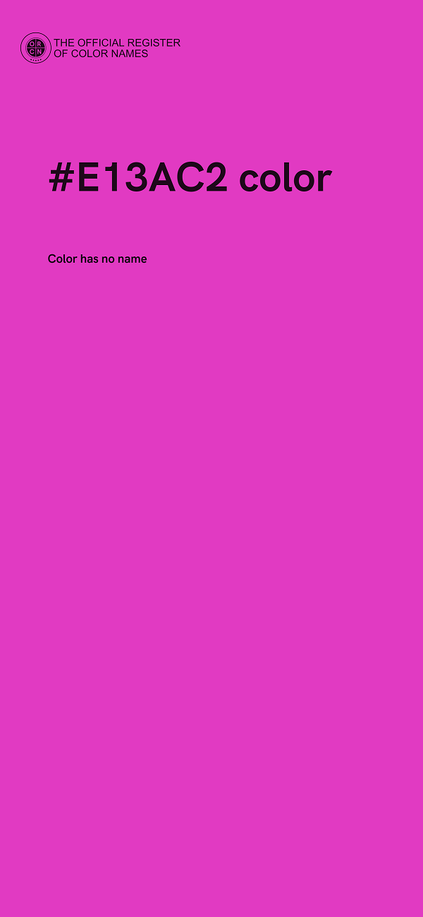 #E13AC2 color image