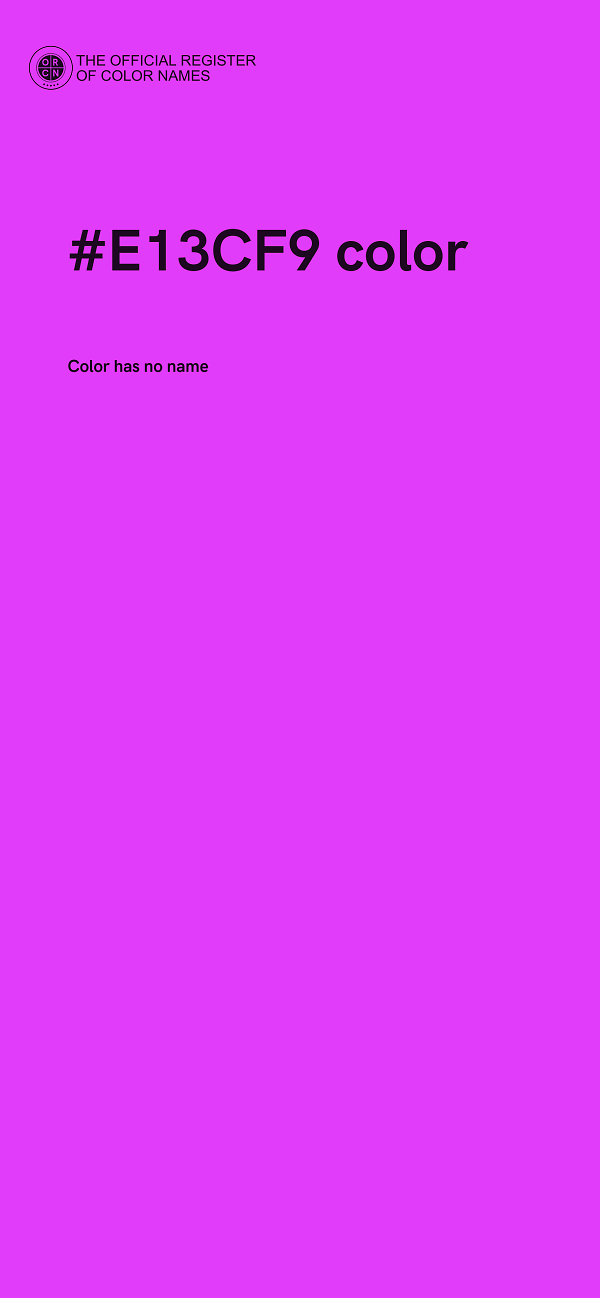 #E13CF9 color image