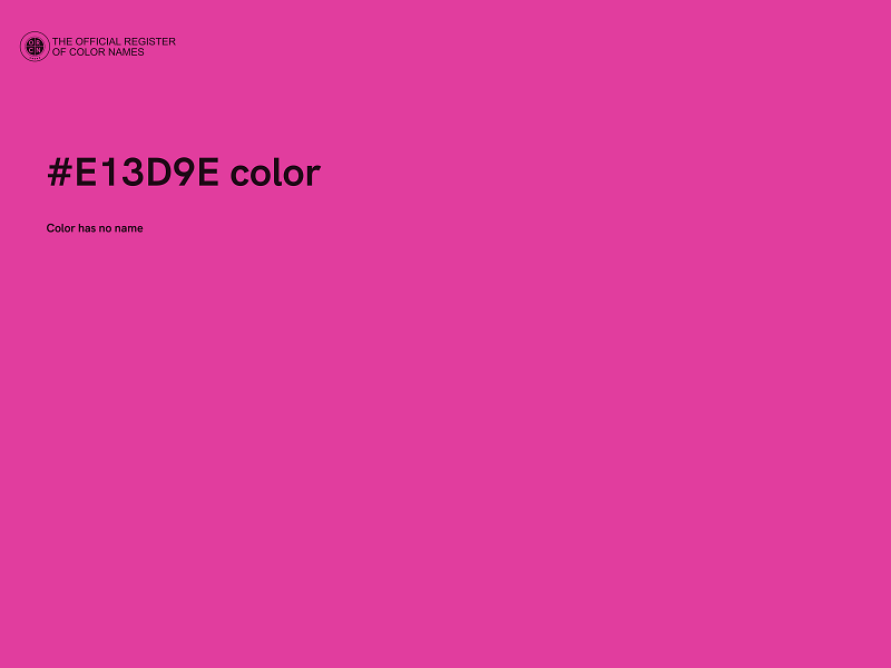 #E13D9E color image