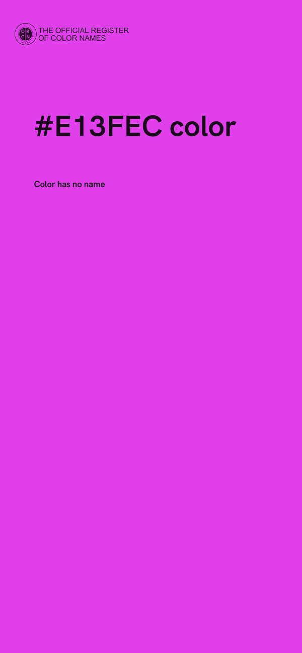 #E13FEC color image