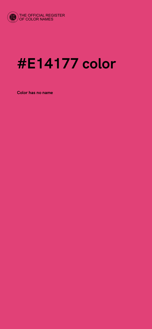 #E14177 color image