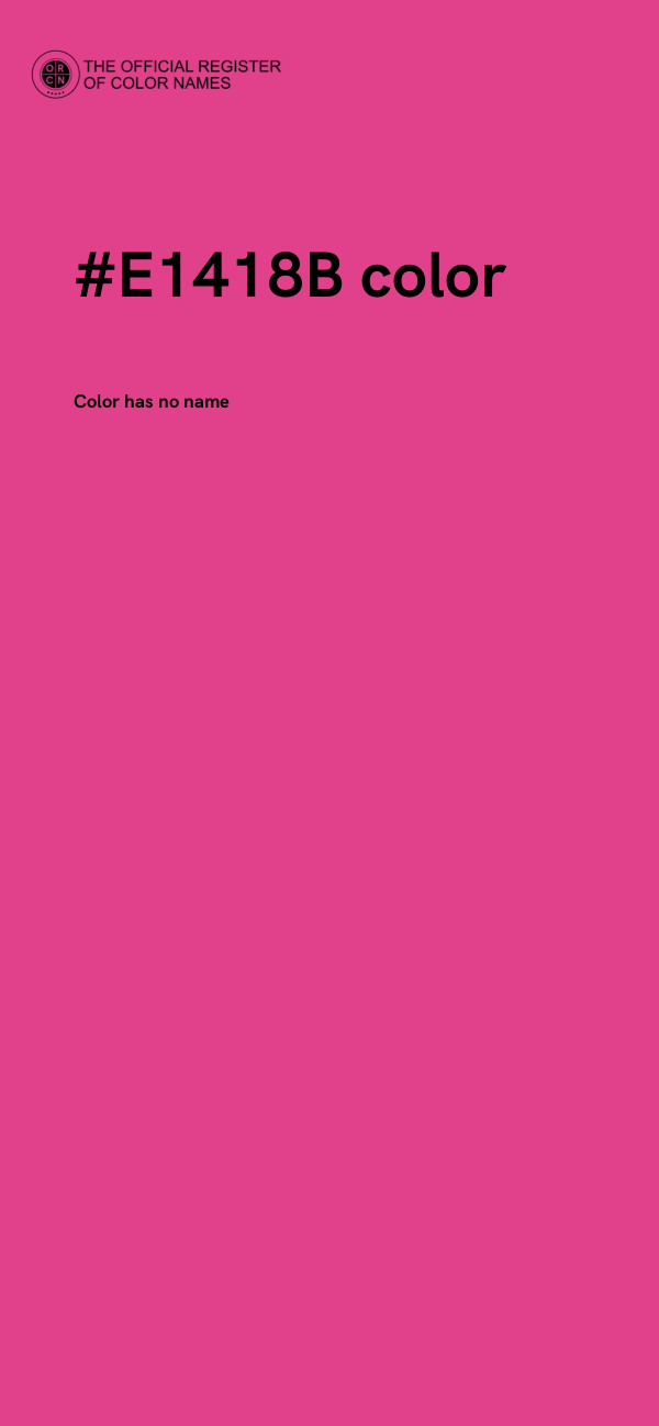 #E1418B color image