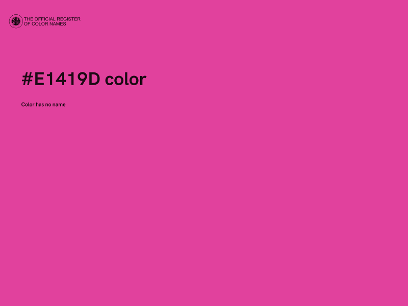 #E1419D color image