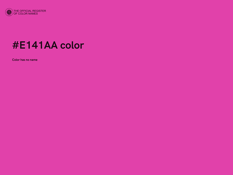 #E141AA color image