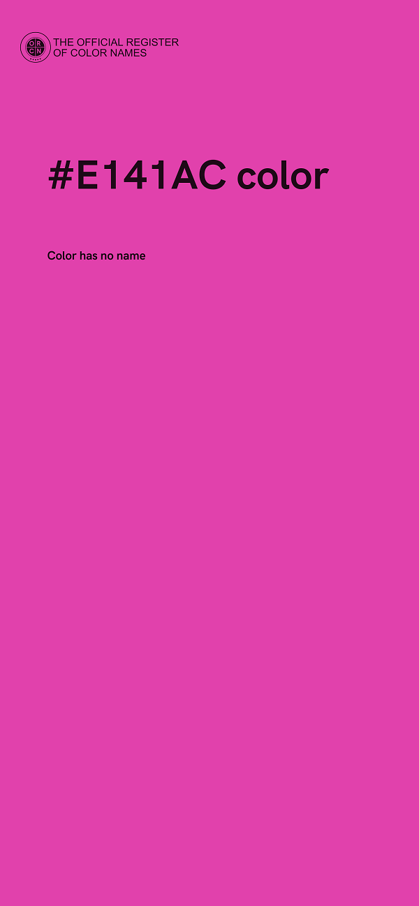 #E141AC color image