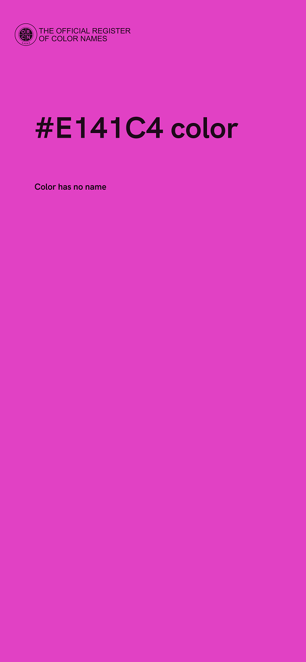 #E141C4 color image